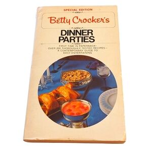 Vintage 1975 Betty Crocker Dinner Parties Cookbook